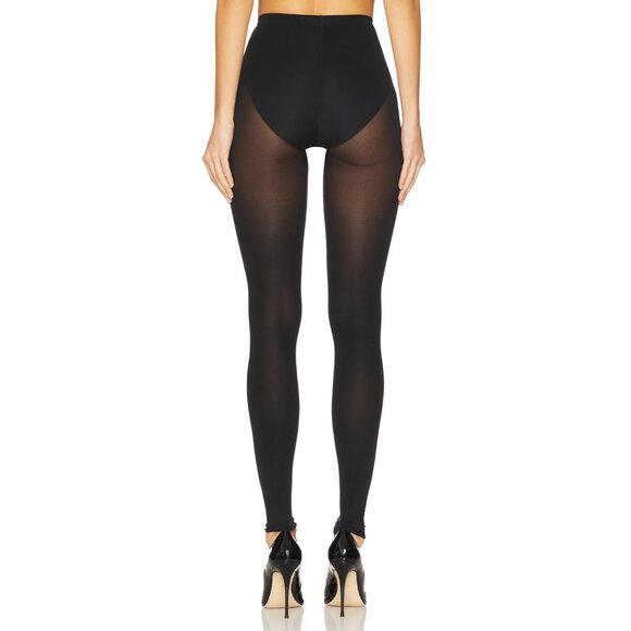 Wolford Velvet 66 Leggings in Black XSmall New Womens Tights Nylons Pantyhose - Picture 2 of 12